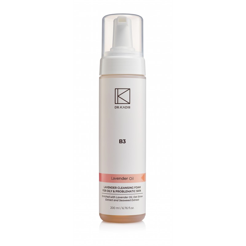 Dr.Kadir-Очищающая пенка Лаванда для проблемной кожи - B3 Lavander Cleansing Foam , 200 мл.