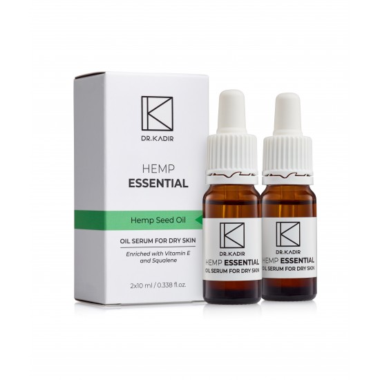 Dr.Kadir Hemp Essential Oil-Serum For Dry Skin, 2x10 ml