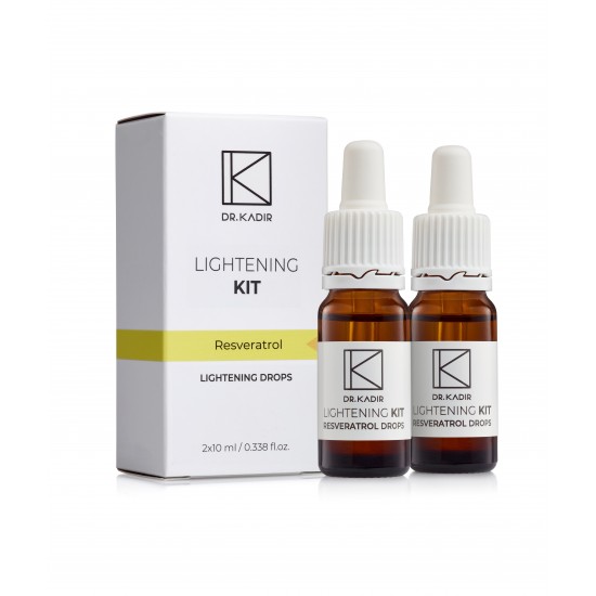 Dr.Kadir Lightening Kit  Revitalizing Resveratrol Drops, 2x10 ml