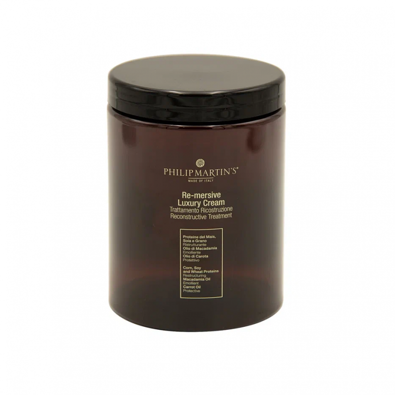 RE-MERSIVE LUXURY CREAM TUBE - Восстанавливающая крем-маска для волос люкс, 1000 мл