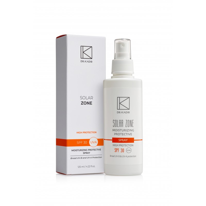 Dr.Kadir-Защитный Увлажняющий спрей SPF 30 - Solar Zone Moisturizing Protective SPRAY SPF 30, 125 мл.